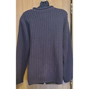 vintage Russell Athletic Black Shirt mock neck Long Sleeve USA m layering